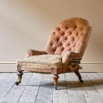 19th century deep seated country house armchair