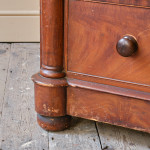 Large Scottish Pine Chest of Drawers in Original Paint