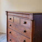 Large Scottish Pine Chest of Drawers in Original Paint