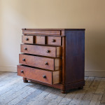 Large Scottish Pine Chest of Drawers in Original Paint