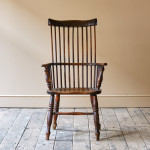 Georgian comb back Windsor chair
