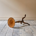 Early 20th Oak Century Wine Tripod Table
