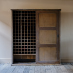 19th Century Country House Wine Cupboard in Original Paint