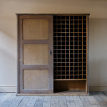 19th Century Country House Wine Cupboard in Original Paint