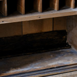 19th Century Country House Wine Cupboard in Original Paint