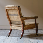 Mid 19th Century Gillows Open Armchair