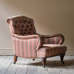 A late 19th Century Howard Style Armchair