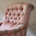 A late 19th Century Howard Style Armchair