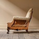 Antique deep seated country house armchair c1900