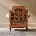 Antique deep seated country house armchair c1900