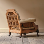 Antique deep seated country house armchair c1900