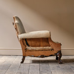 Antique deep seated country house armchair c1900