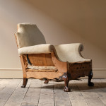 Antique deep seated country house armchair c1900