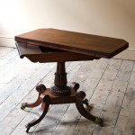 William IV Rosewood Card Table c1835