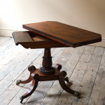 William IV Rosewood Card Table c1835