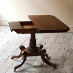 William IV Rosewood Card Table c1835