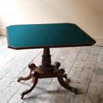 William IV Rosewood Card Table c1835