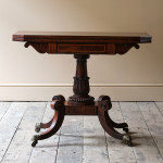 William IV Rosewood Card Table c1835