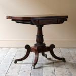 William IV Rosewood Card Table c1835
