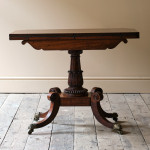 William IV Rosewood Card Table c1835