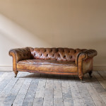 Early 20th Century Howard Style Chesterfield Sofa