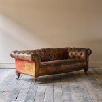 Early 20th Century Howard Style Chesterfield Sofa