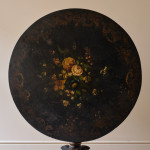 Mid 19th Century Jappaned Tilt Top Table