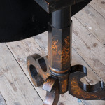 Mid 19th Century Jappaned Tilt Top Table
