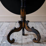 Mid 19th Century Jappaned Tilt Top Table