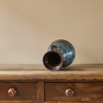 Antique Eastern Champleve Enamel and bronze Vase