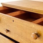 Mid 19th Century Pine Chest of Drawers in Original Paint