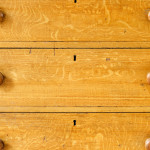 Mid 19th Century Pine Chest of Drawers in Original Paint