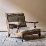 19th Century Howard and Sons Style Open Armchair