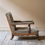19th Century Howard and Sons Style Open Armchair