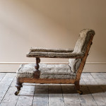 19th Century Howard and Sons Style Open Armchair