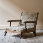 19th Century Howard and Sons Style Open Armchair