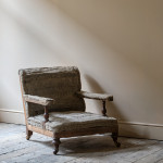 19th Century Howard and Sons Style Open Armchair