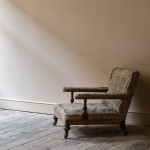 19th Century Howard and Sons Style Open Armchair