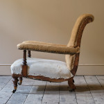 19th Century Howard Style Open Armchair