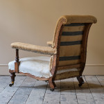 19th Century Howard Style Open Armchair
