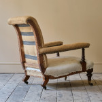 19th Century Howard Style Open Armchair