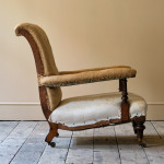 19th Century Howard Style Open Armchair