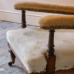 19th Century Howard Style Open Armchair