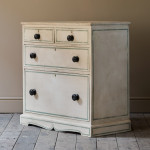 Early 19th Century Pine Chest of Drawers in Later Paint.