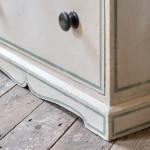 Early 19th Century Pine Chest of Drawers in Later Paint.