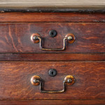 Large George III Oak Clerks Desk