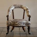 Hindley & Sons Walnut Armchair c1850