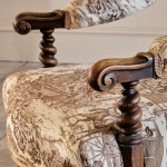 Hindley & Sons Walnut Armchair c1850