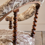 Hindley & Sons Walnut Armchair c1850