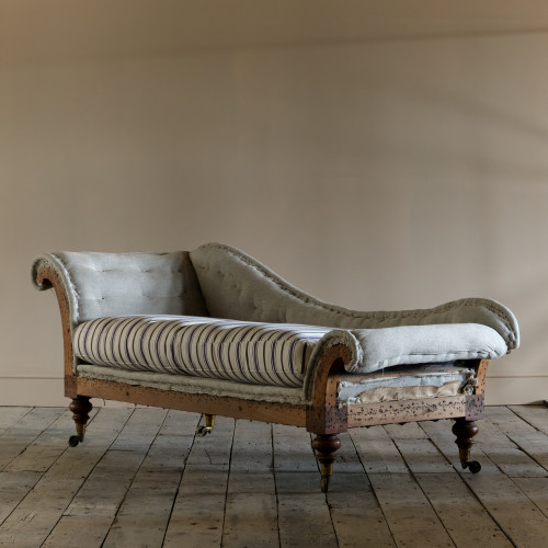 Hindley & Sons Chaise Longue Sofa c1860
